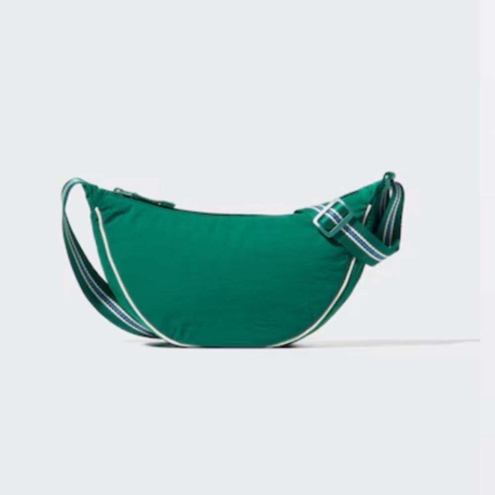 Uniqlo | Bag | Round Mini Shoulder Bag | Striped Green